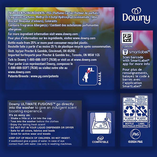 Downy Ultimate Fusions In-Wash Scent Booster Beads, Whimsical Wonder, 24.5 oz.