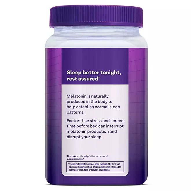 Natrol Sleep Melatonin 10mg Per Serving Gummies, Strawberry, 180 ct.