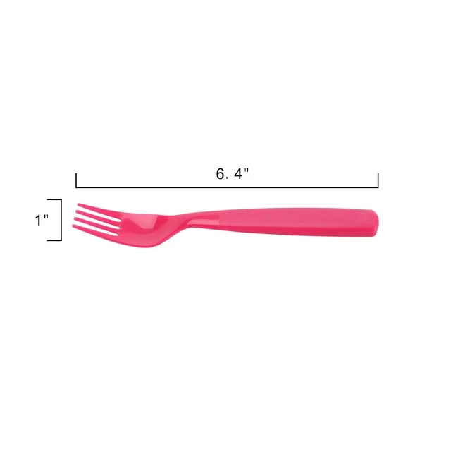 KIDS DINNERWARE SET PINK ASSORTED