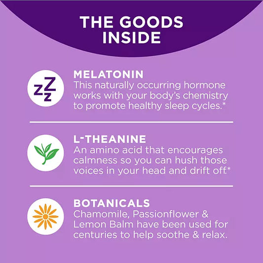 OLLY Restful Sleep Gummies, Blackberry (110 ct.)