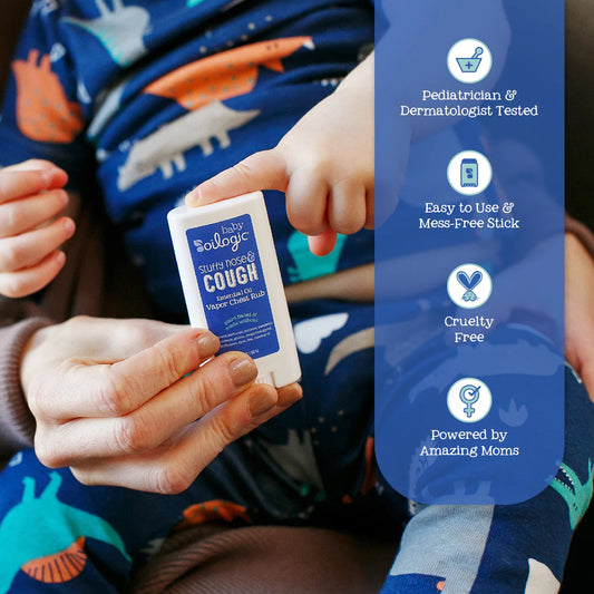 Oilogic Baby Stuffy Nose & Cough Essential Oil Vapor Chest Rub