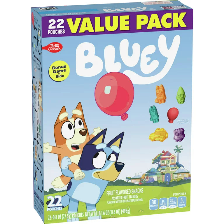 Bluey Snacks, 22 PAQUETES