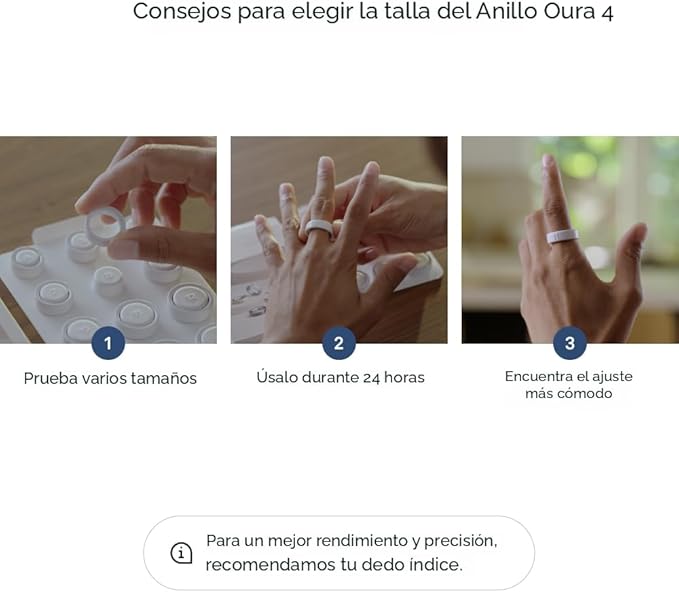 Ōura Ring 4 Kit de tallas (se toma a cuenta en la compra del anillo)