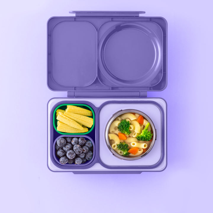 OmieBox UP Dip Containers Purple/Green