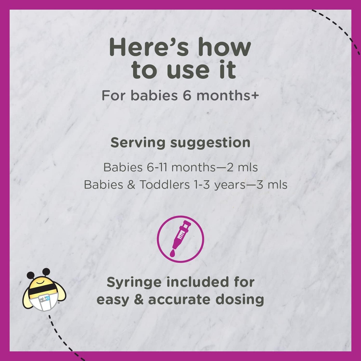 Zarbee's Jarabe de apoyo inmunológico para bebés con zinc, vitaminas para bebés y niños pequeños a partir de 6 meses