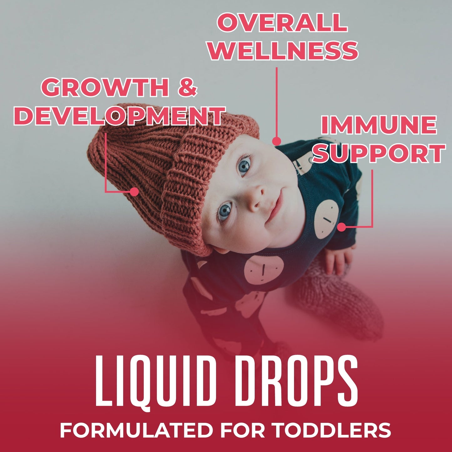CoComelon Gotas Líquidas Multivitamínicas para Niños Pequeños, Orgánicas, 1 fl oz