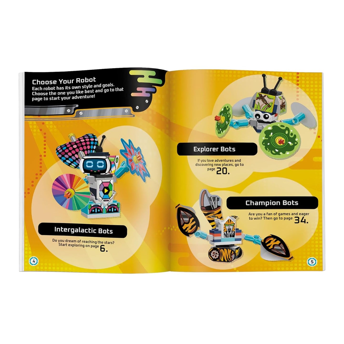 Libros LEGO(R). Build and Stick: Robots