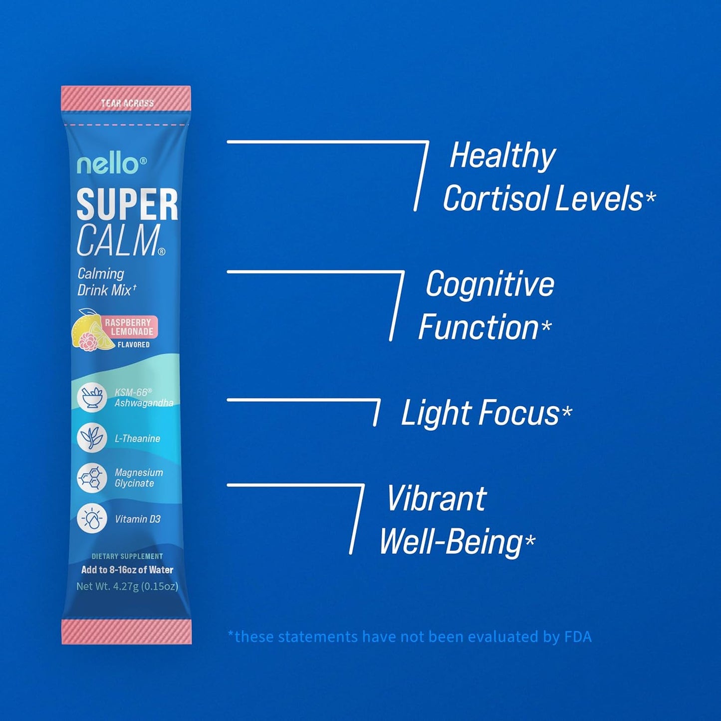 Nello SUPER CALM ,suplemento para relajación, concentracion