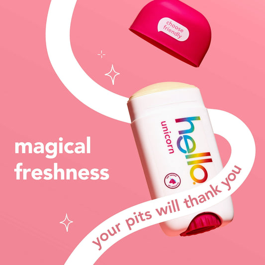 hello Desodorante Unicorn sin Aluminio para Mujeres y Hombres