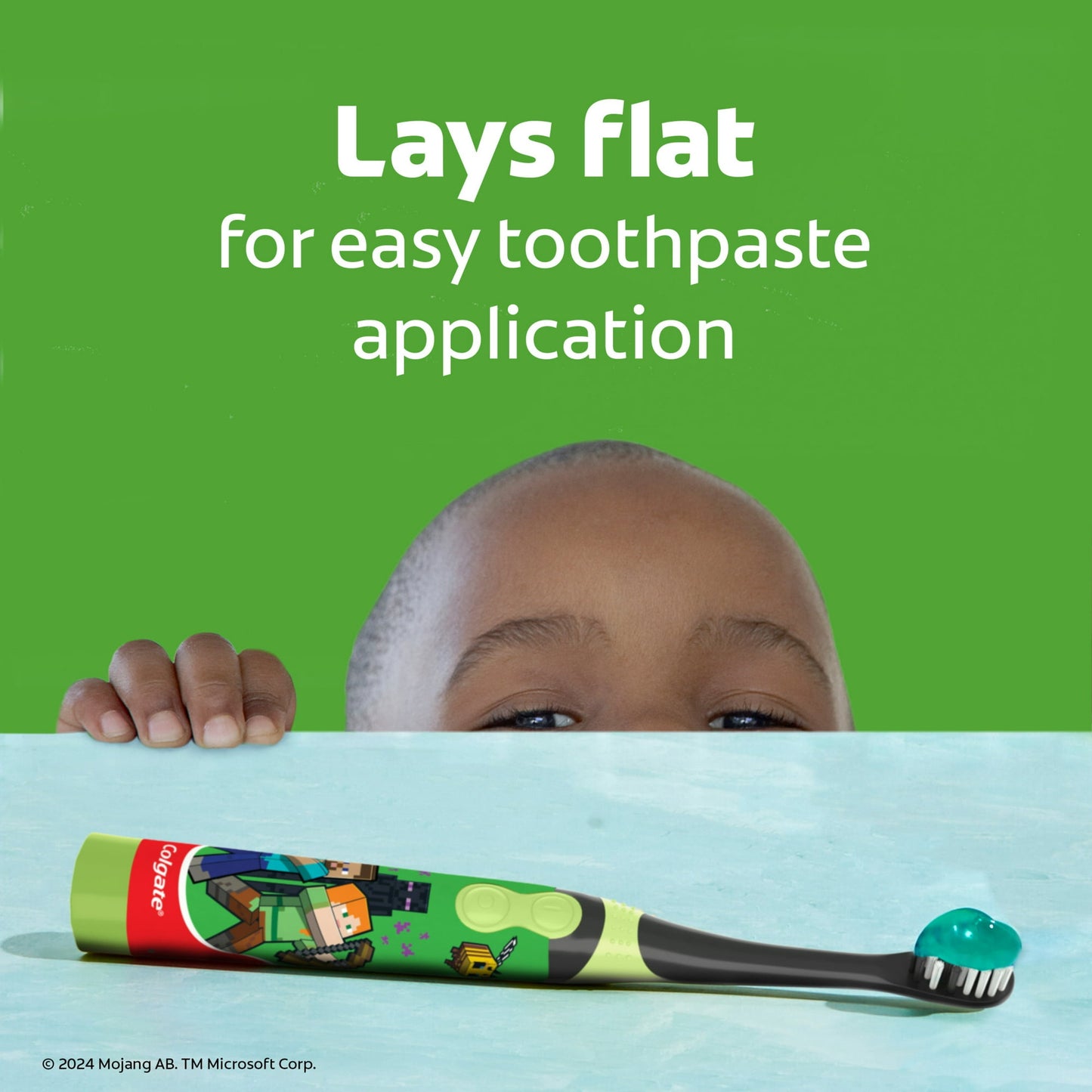 Colgate Kids Minecraft Toothbrush, a Pilas, 1 Unidad, para Niños