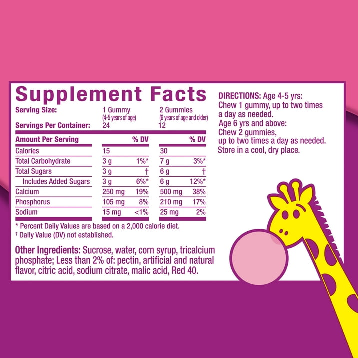 Pepto Kids Chewable Gummies Sensitive Stomach, over-the-Counter, 24 Gummies