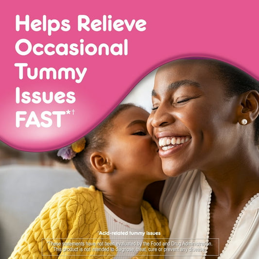 Pepto Kids Chewable Gummies Sensitive Stomach, over-the-Counter, 24 Gummies