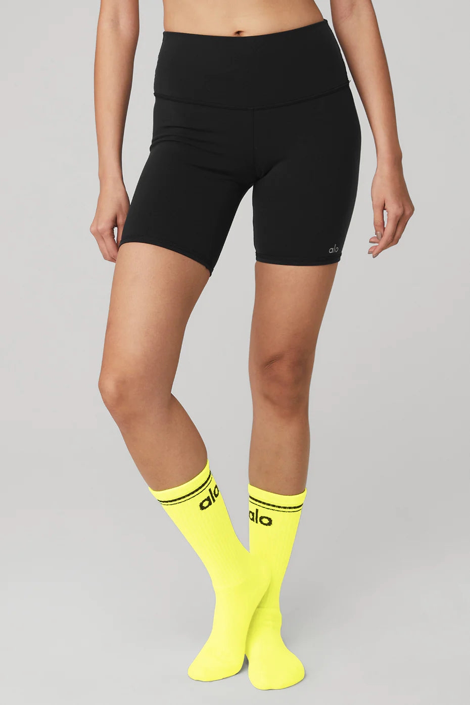 UNISEX THROWBACK SOCK Highlighter/Black TALLA (S)