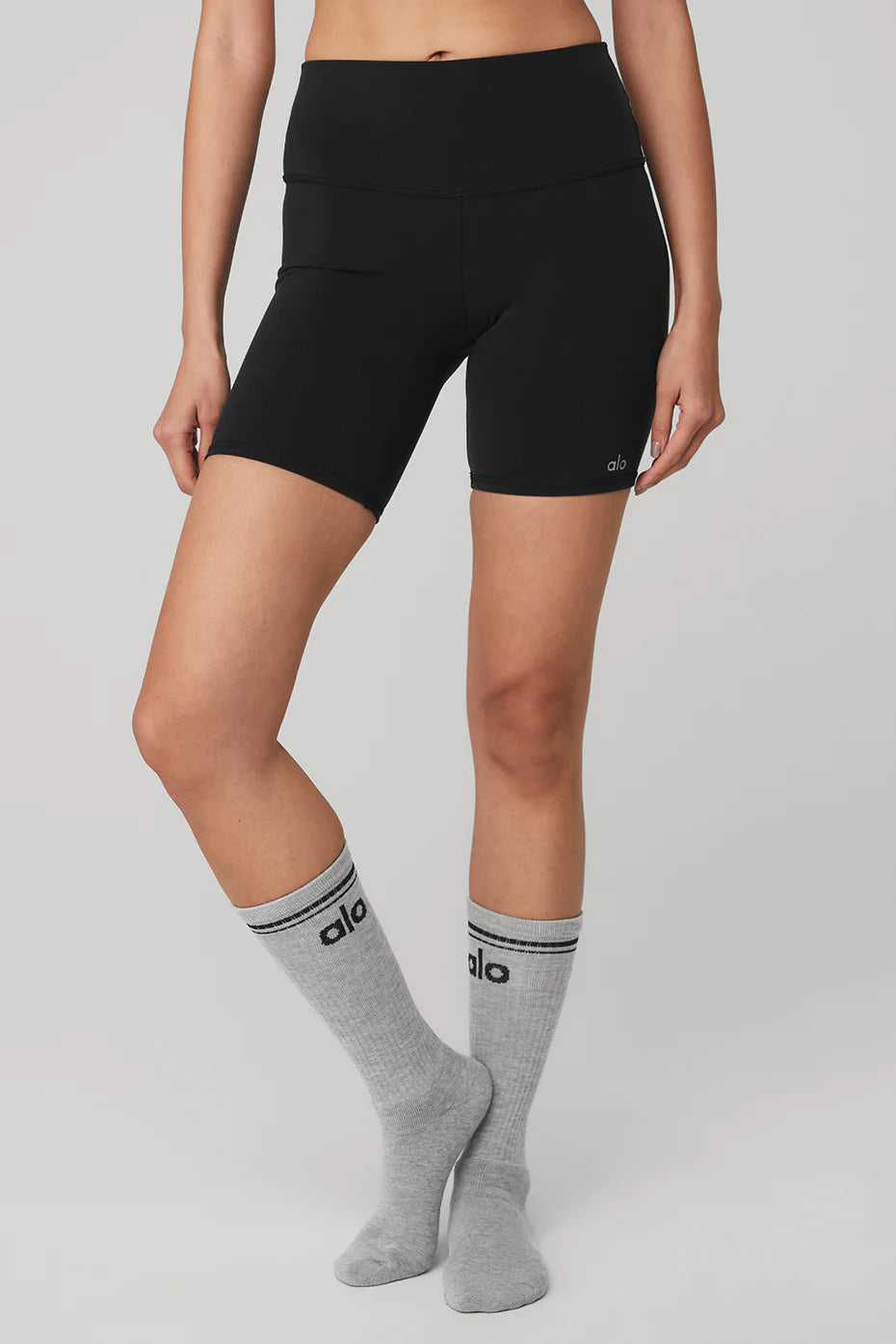 UNISEX THROWBACK SOCK Grey/Black TALLA (S)