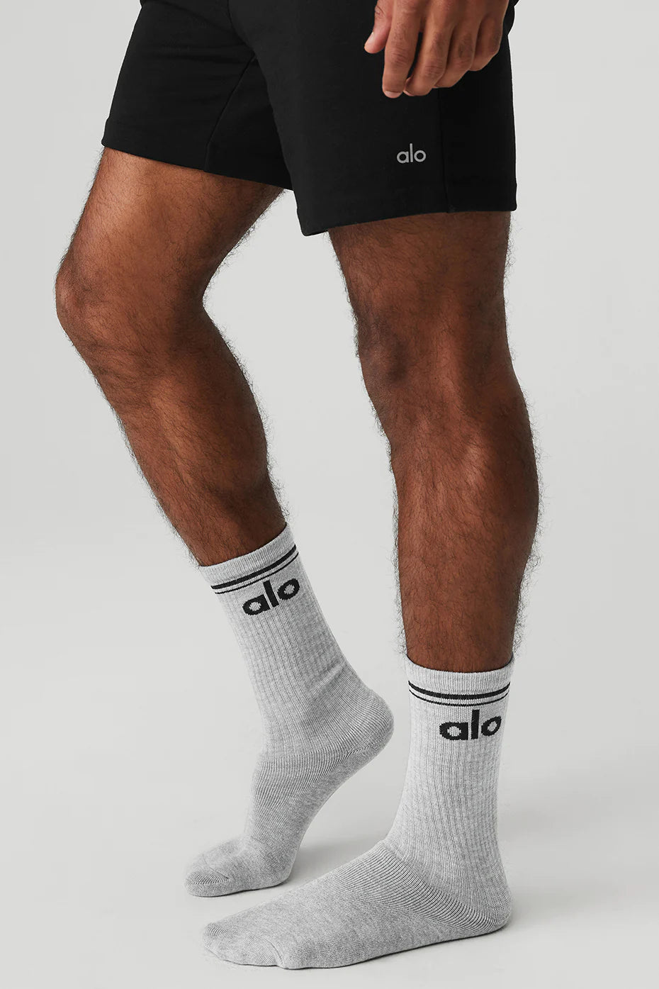 UNISEX THROWBACK SOCK Grey/Black TALLA (S)