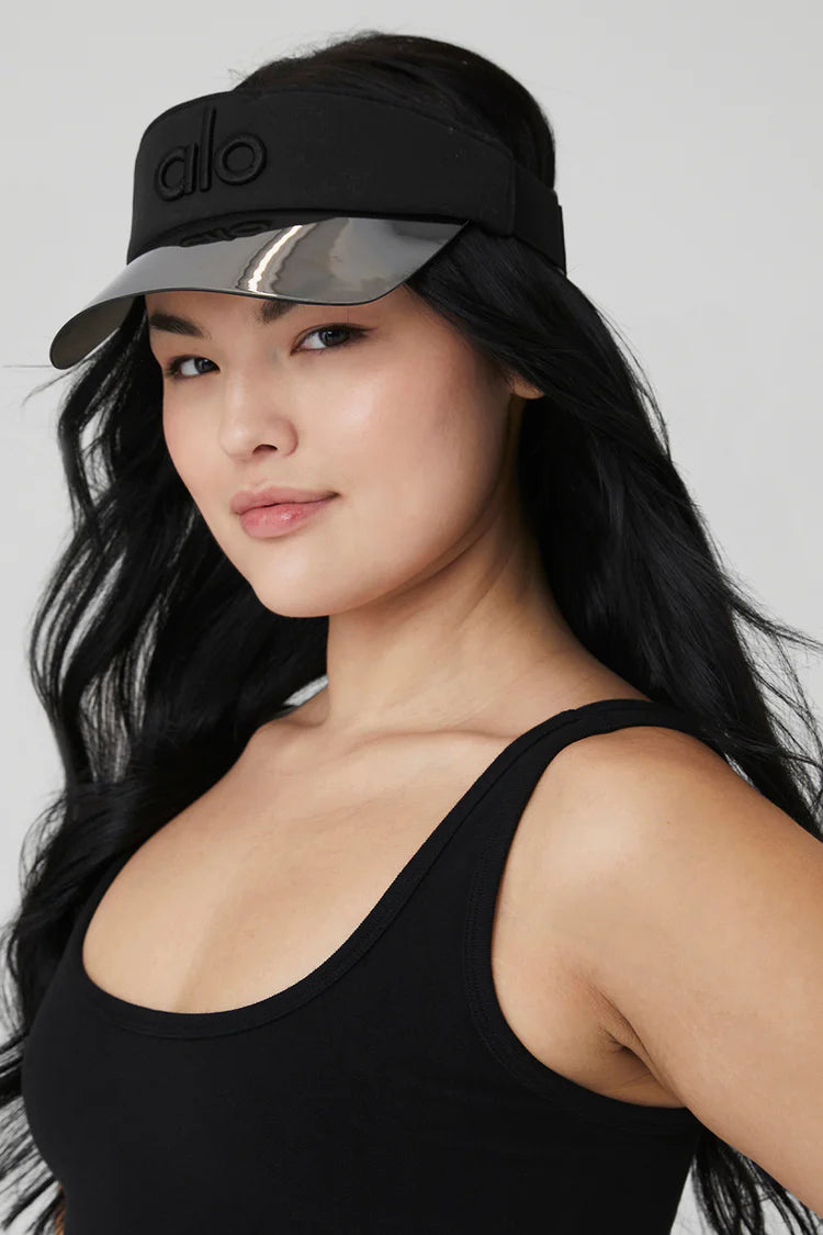 Airlift Solar Visor - Black | Alo Yoga