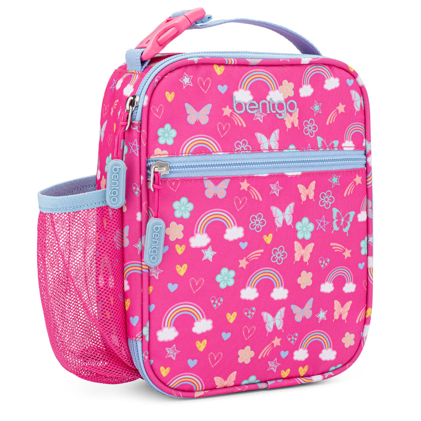 Bentgo Kids Insulated Lunch Tote Rainbows and Butterflies