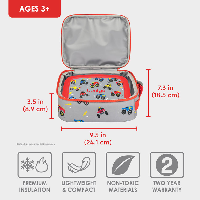 Bentgo Kids Insulated Lunch Tote Trucks