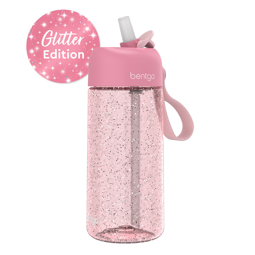 Bentgo Kids Water Bottle Petal Pink Glitter