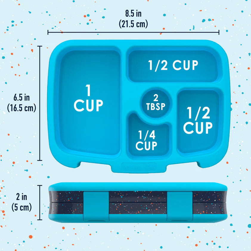 Bentgo Kids Lunch Box - Abyss Blue Speckle Confetti