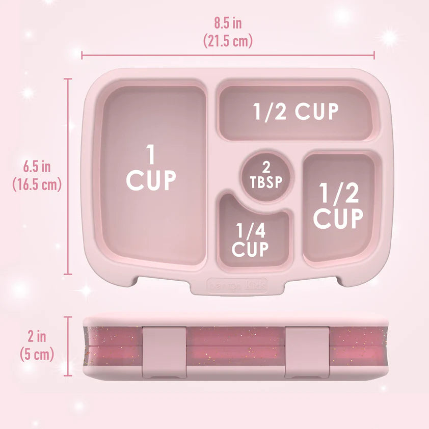 Bentgo Kids Lunch Box - Petal Pink Glitter