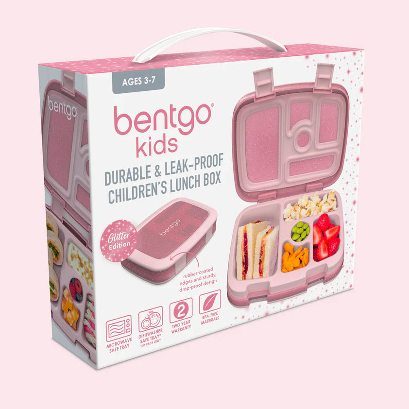 Bentgo Kids Lunch Box - Petal Pink Glitter