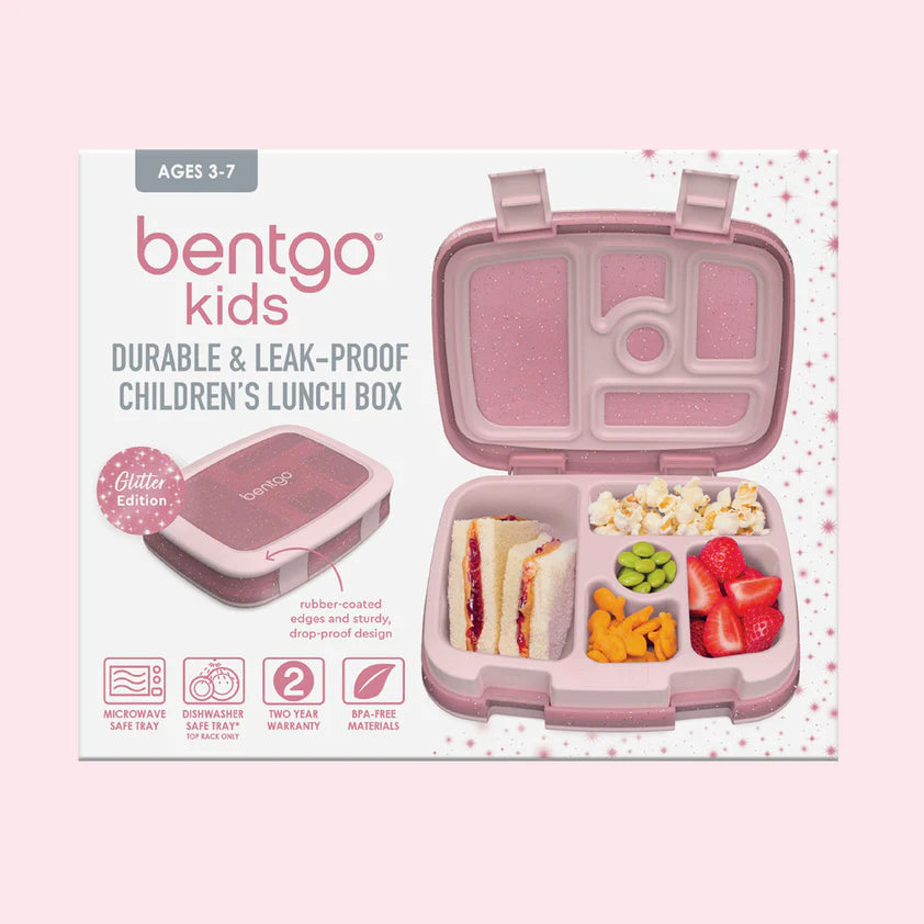 Bentgo Kids Lunch Box - Petal Pink Glitter