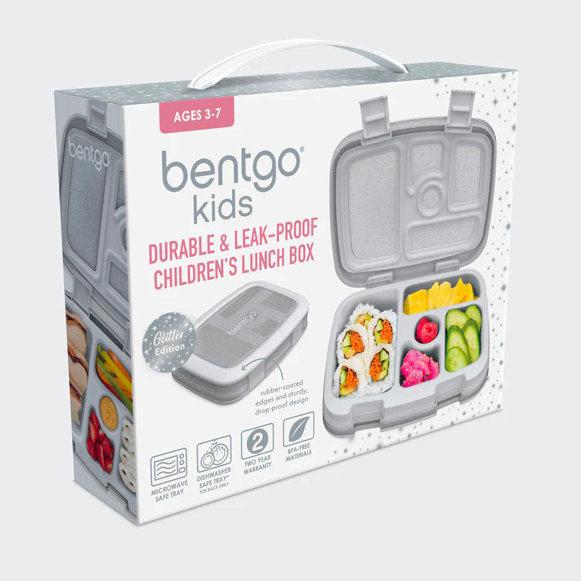 Bentgo Kids Lunch Box - Silver Glitter