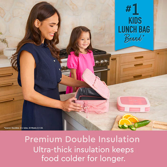 Bentgo Kids Lunch Bag Petal Pink Glitter