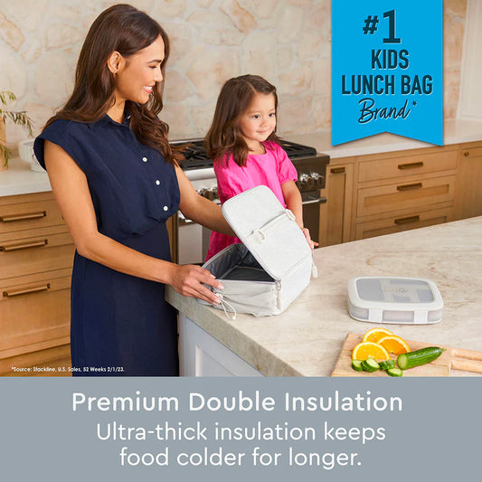 Bentgo Kids Lunch Bag Silver Glitter