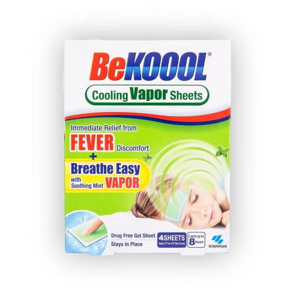 BeKOOOL Niños Fiebre No Medicado Refrescante Menta Vapor Hojas 4