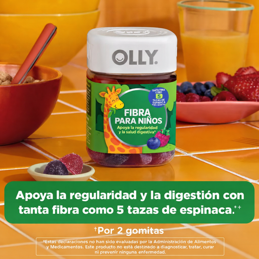 Gomitas multivitamínicas con fibra 50 gomitas