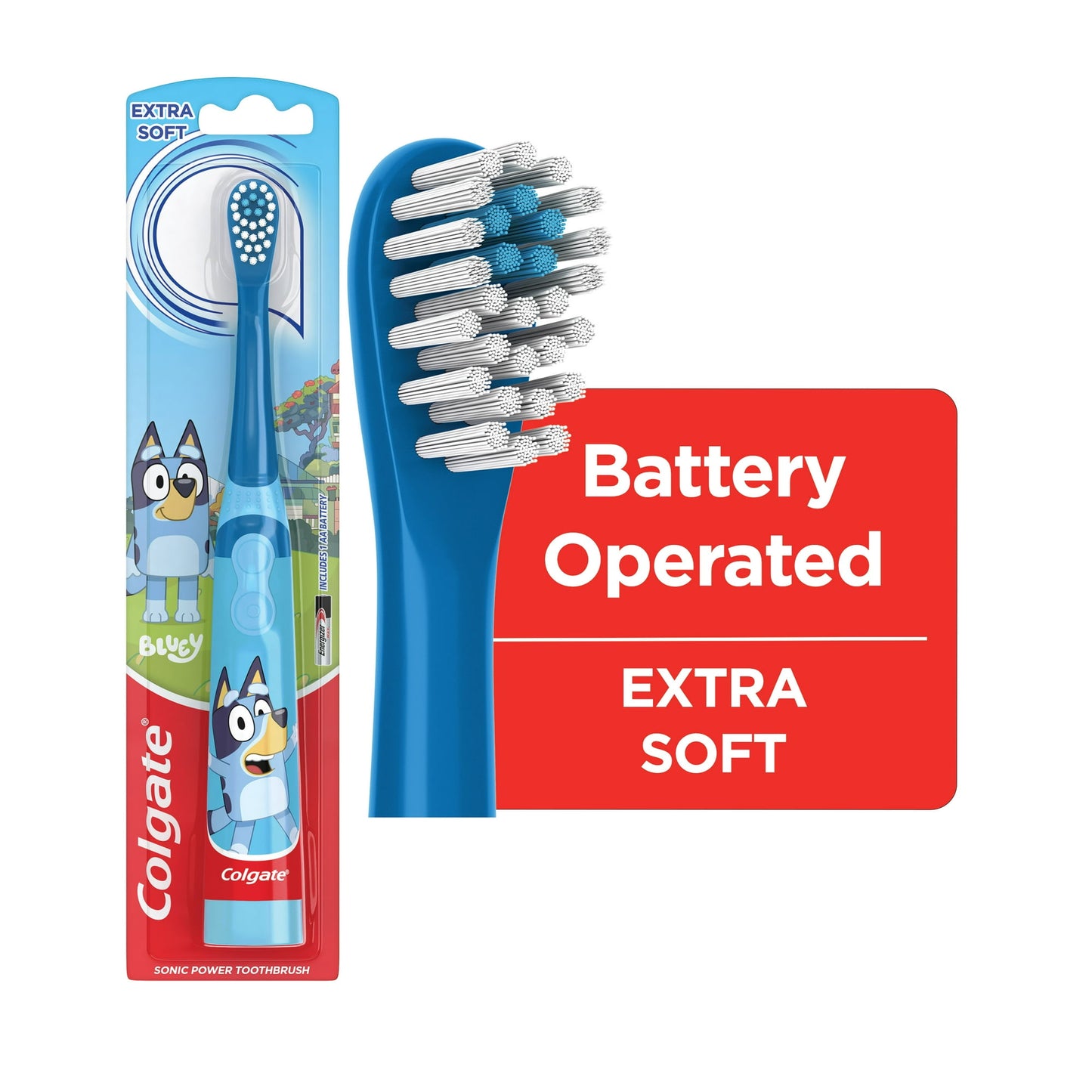 Colgate Cepillo de Dientes a Batería para Niños Bluey