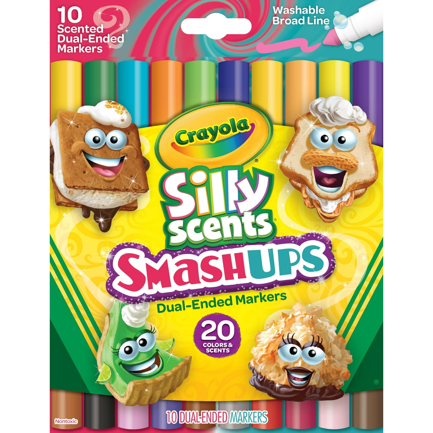 Crayola Washable Silly Scents Broad Line Markers