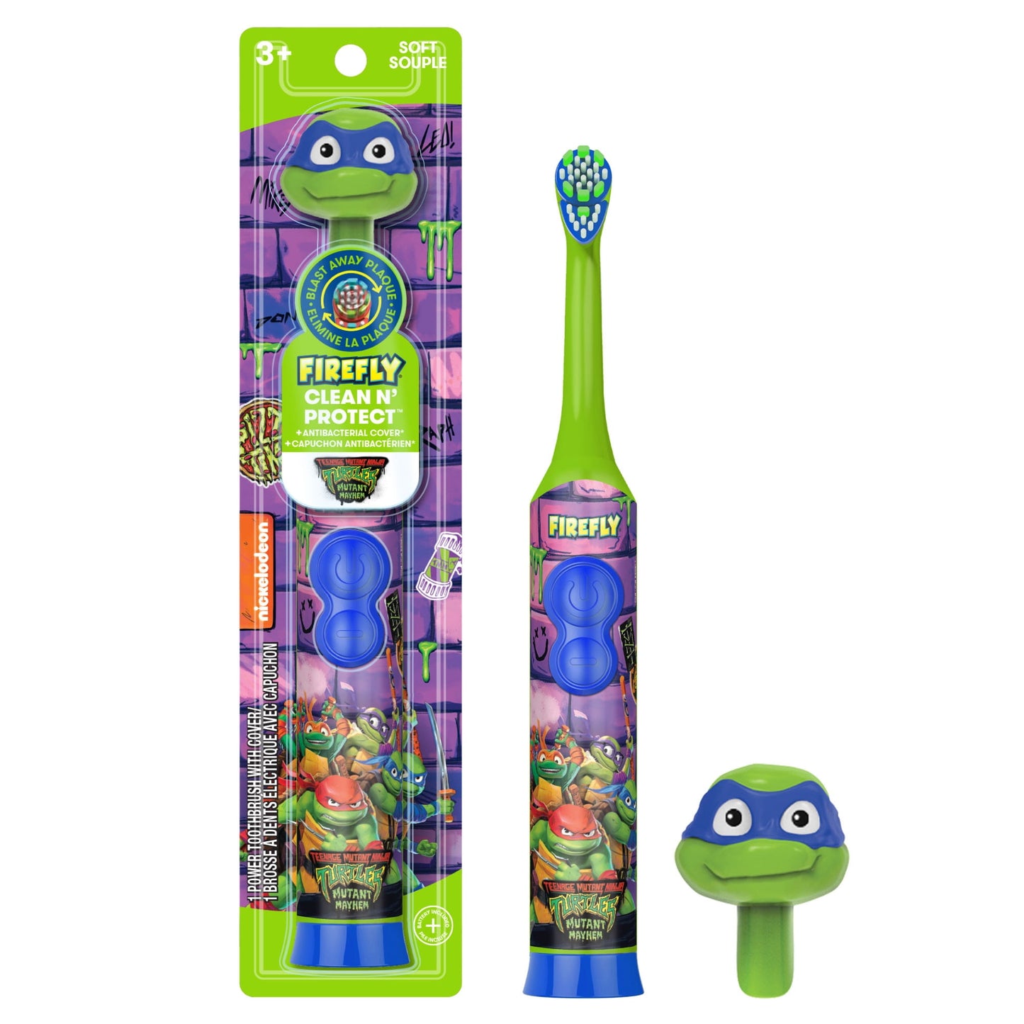 Teenage Mutant Ninja Turtles Cepillo de Dientes Eléctrico para Niños