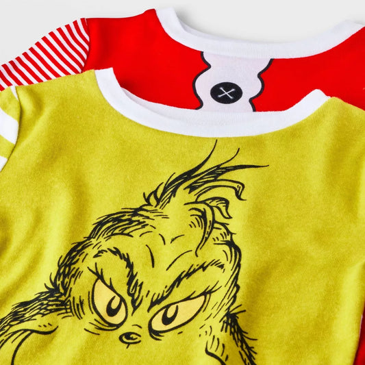 Pijama Dr. Seuss Grinch de 4 piezas