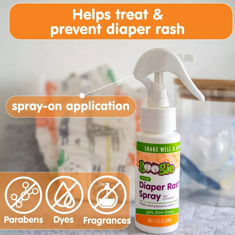 Boogie Spray para la dermatitis del pañal - 1.7 fl oz