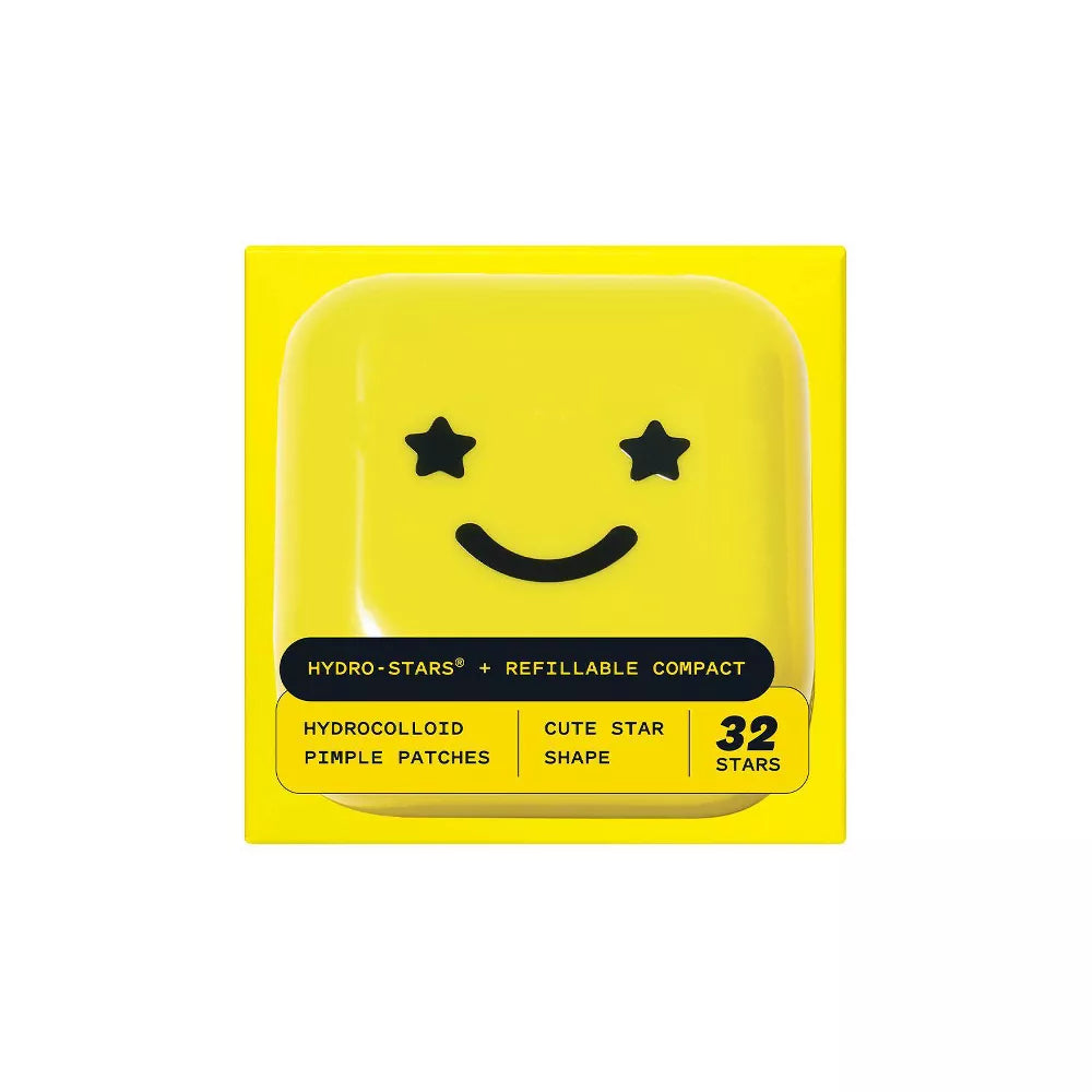 Parches para espinillas Starface Hydro-Star + compacto recargable - 32 unidades