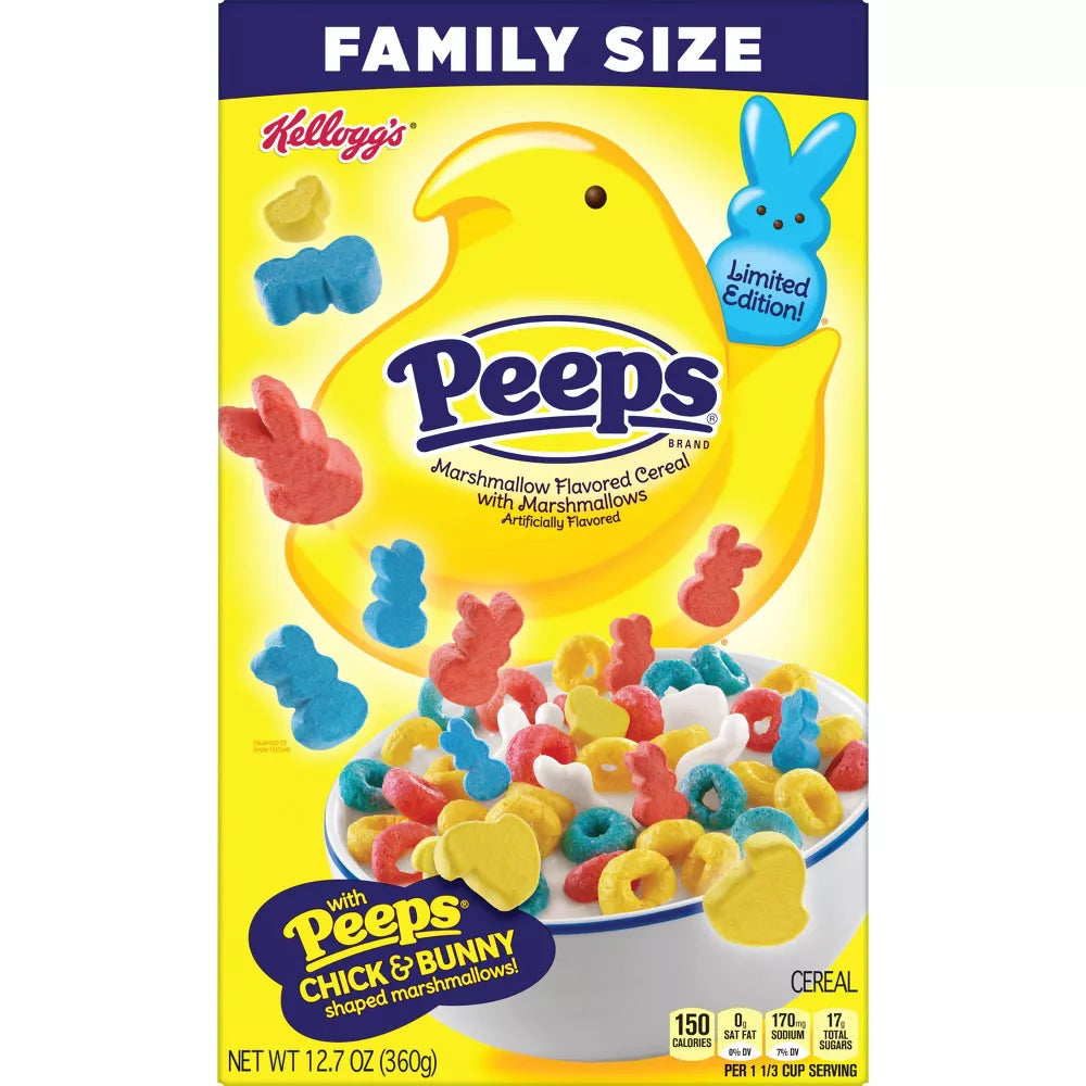 Kellogg's Peeps Family Size Cereal - 12.7oz