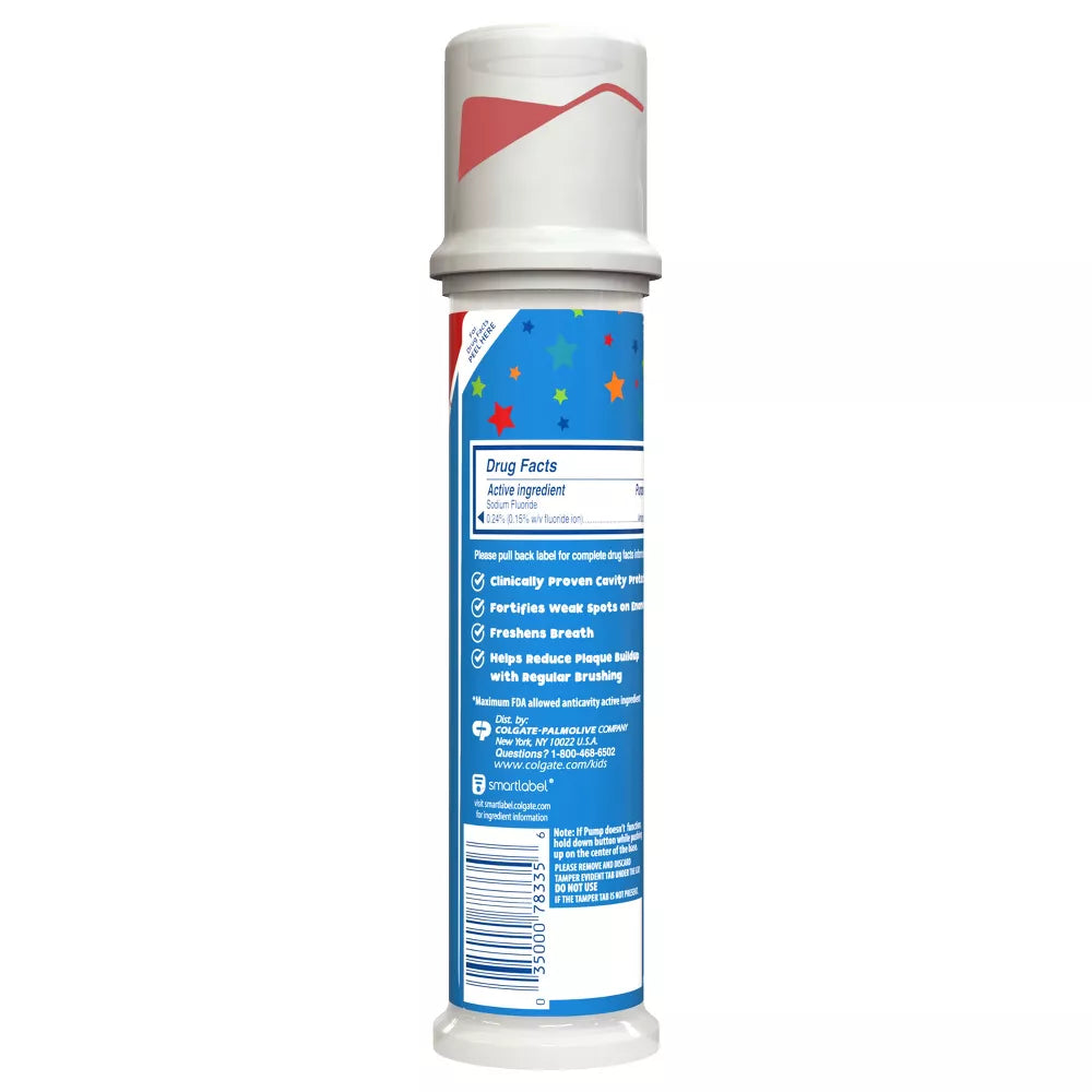 Colgate Kids Maximum Cavity Protection Toothpaste Pump - 4.4oz