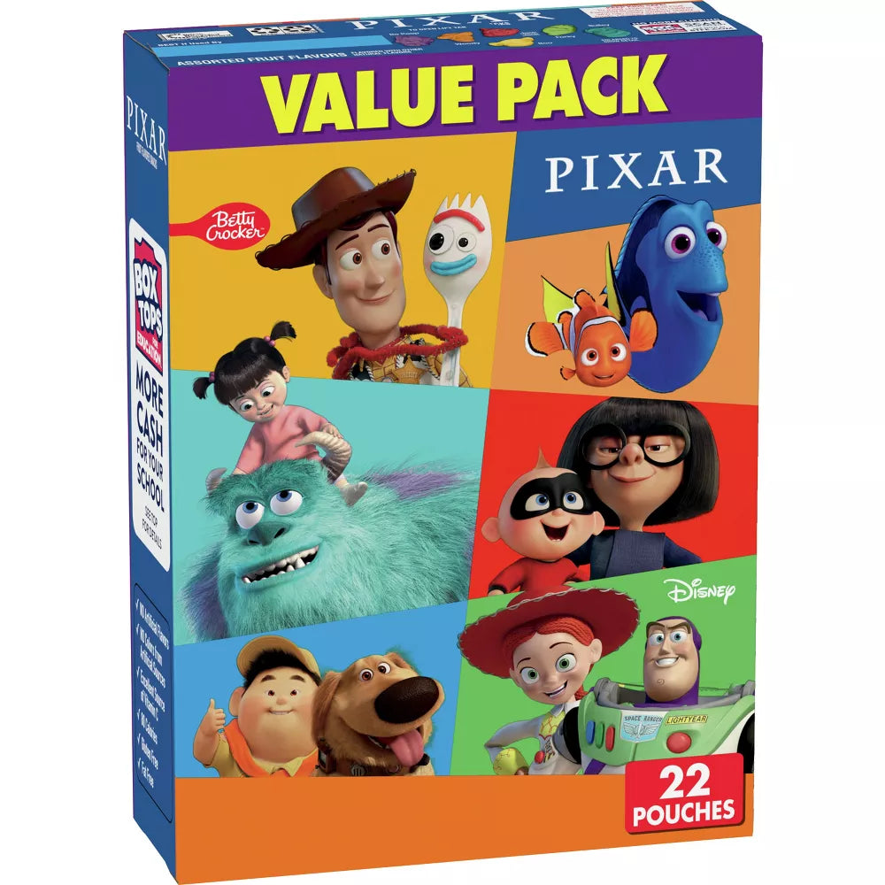 Betty Crocker Pixar Fruit Snack - 22ct