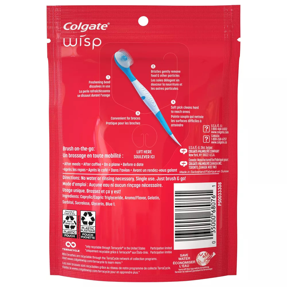 Cepillos de dientes desechables de viaje