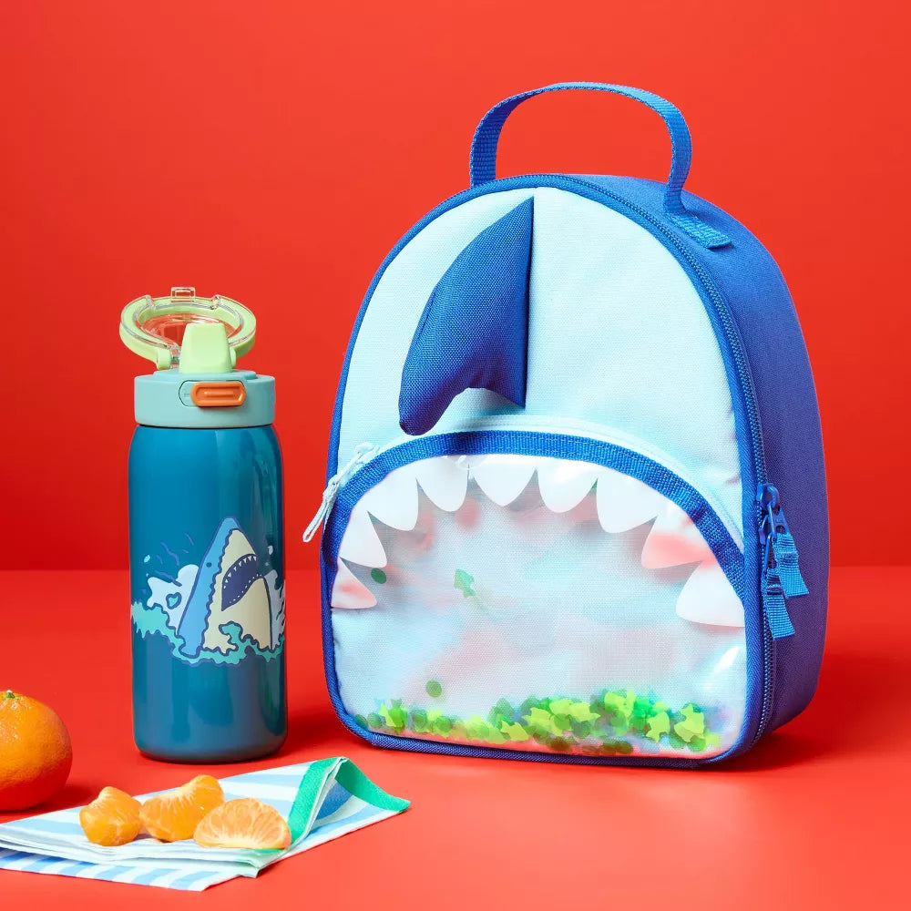 Kids' 14oz Stainless Steel Water Bottle Shark