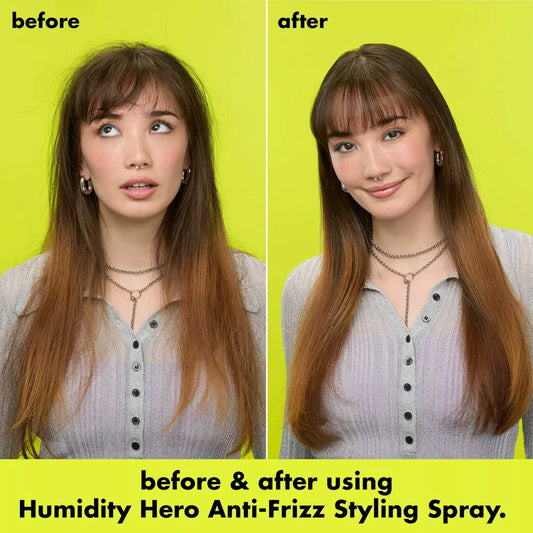 Spray de peinado antiencrespamiento elf Hair Humidity Hero - 198 ml