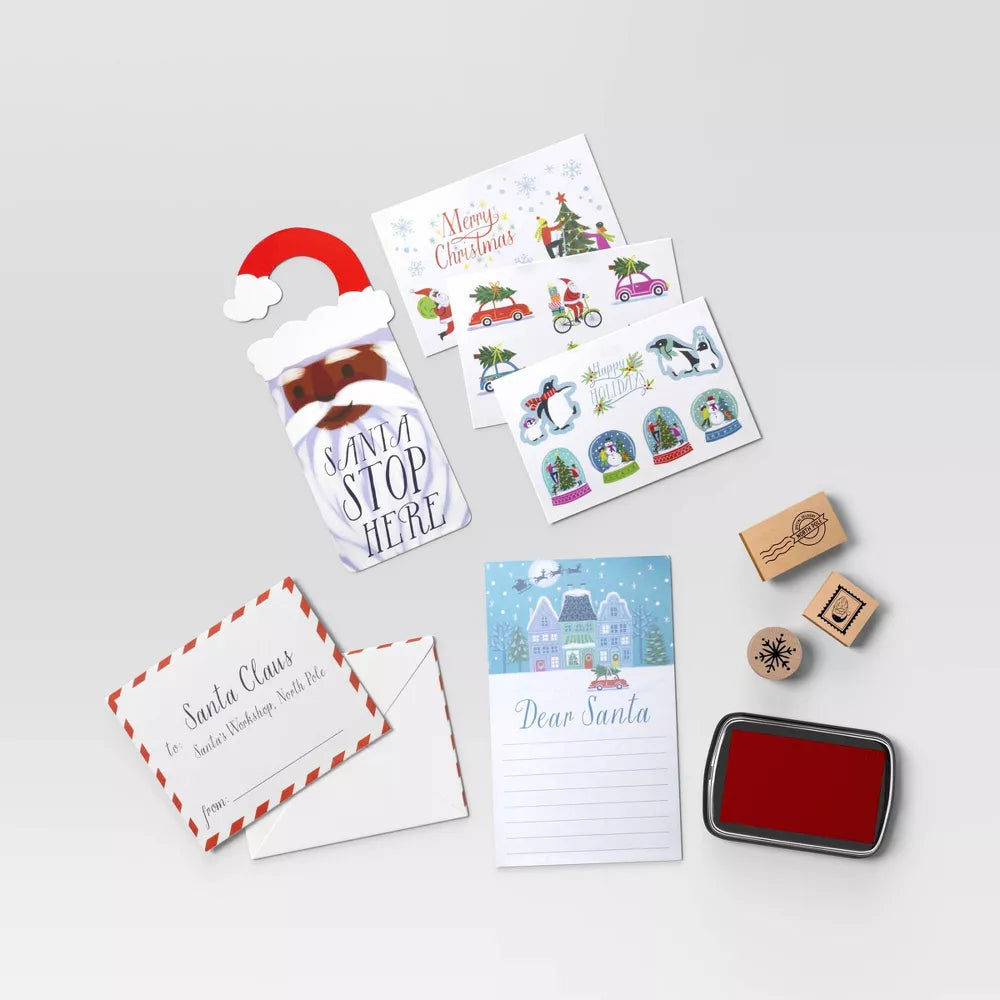 20pc Letters to Santa Christmas Stationery Kit - Wondershop™