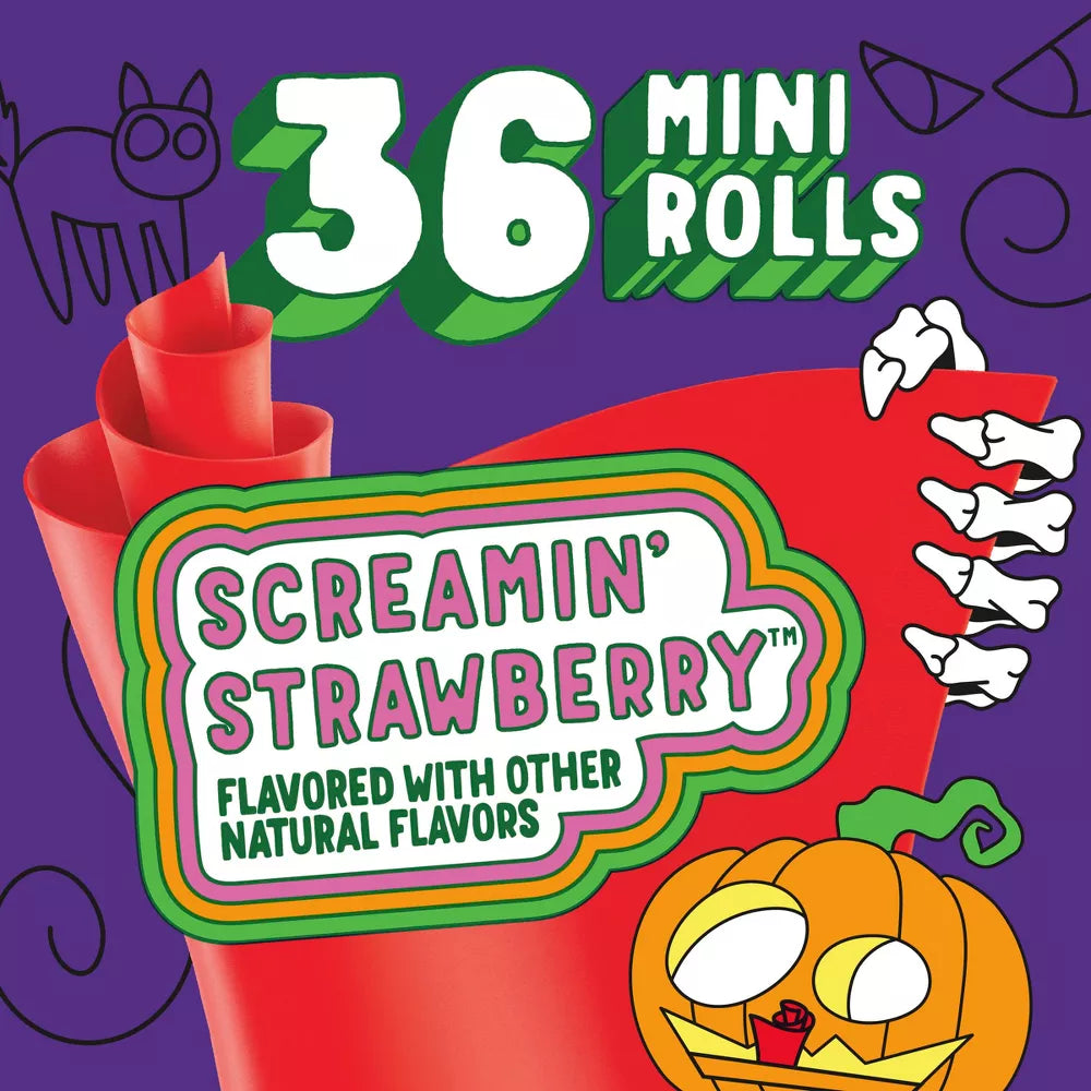 Rollitos de fruta para Halloween - 36 unidades