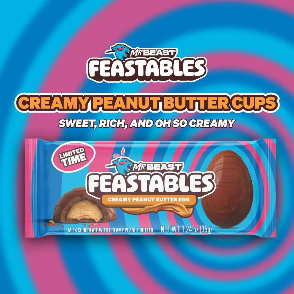 Huevo de Pascua de chocolate Feastables MrBeast - 1.24 oz