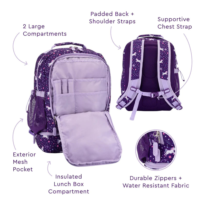 Backpack & Lunch Bag Unicorn