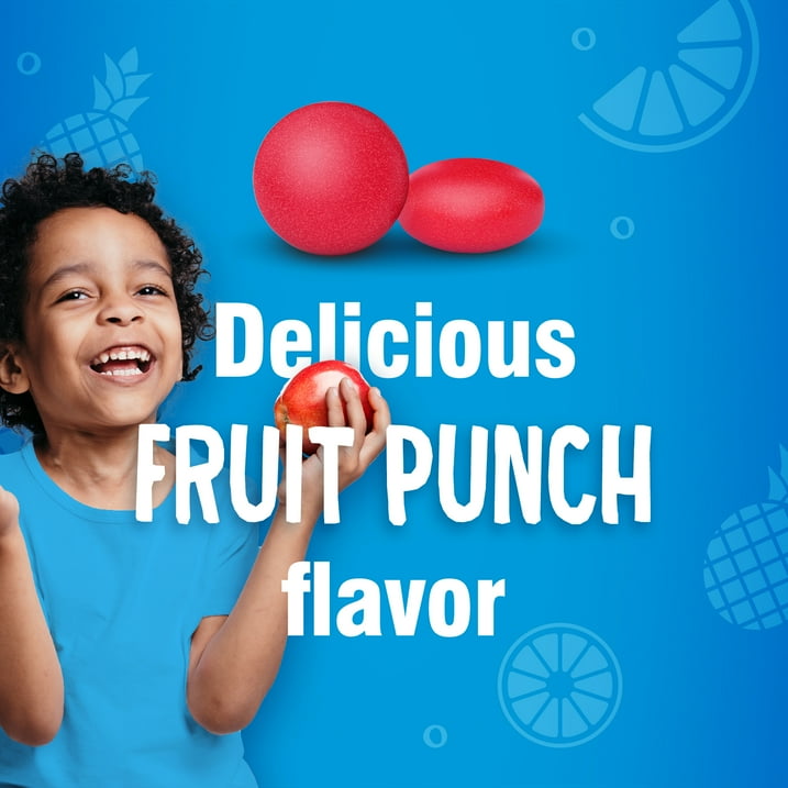 Alka-Seltzer Kids Tummy ReliefChews Fruit Punch Chewable Tablets, 28 count