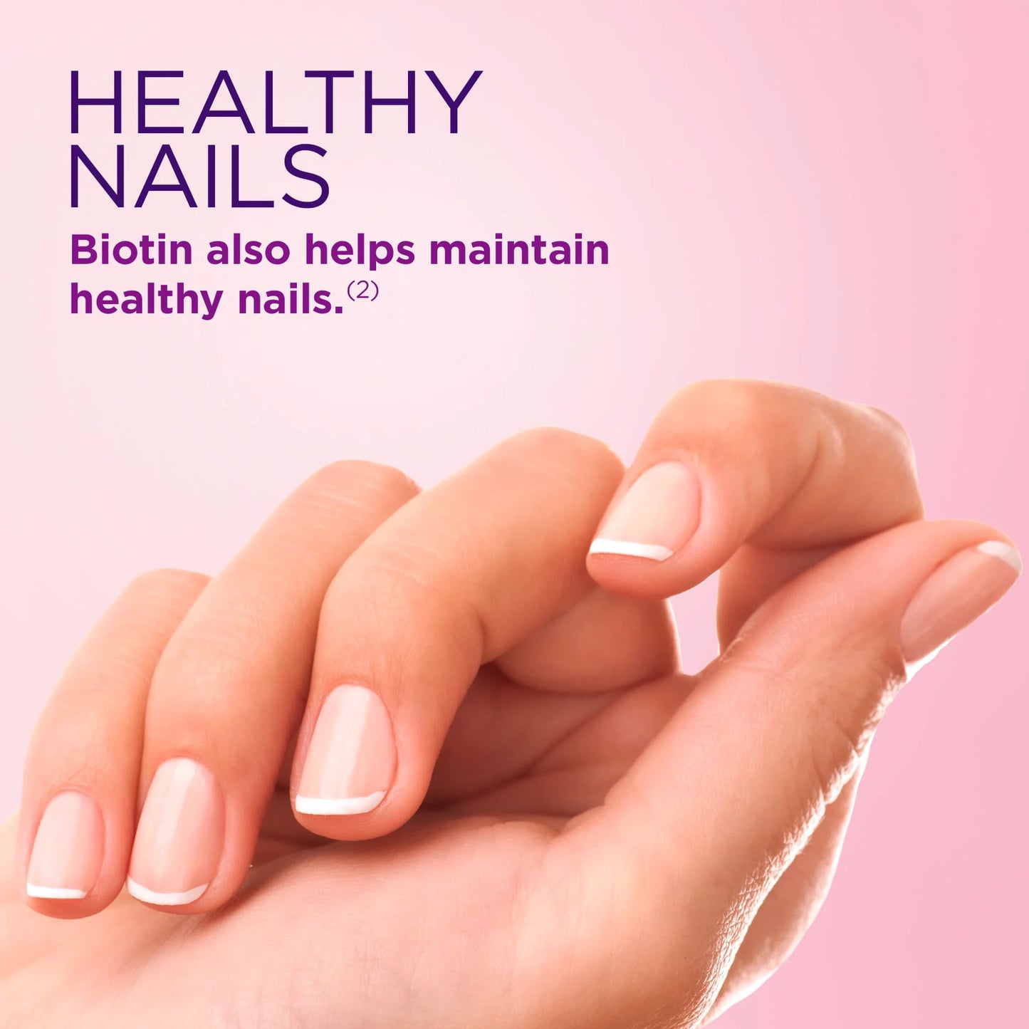 Hair Skin and Nail Vitamins With Biotin, Gummies, 80 Ct